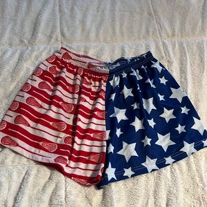 Americana Women’s Lacrosse Shorts - Size M

RED WHITE AND BLUE